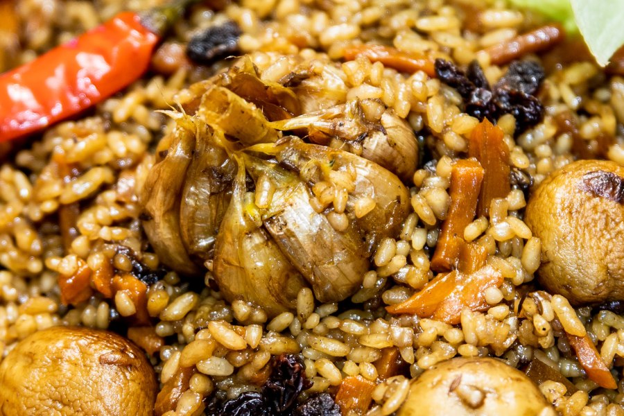 Грибной плов