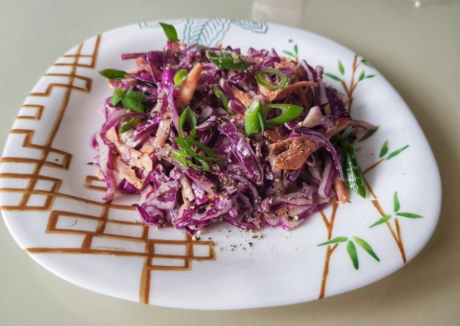 Салат из красной капусты от Юлии Высоцкой
