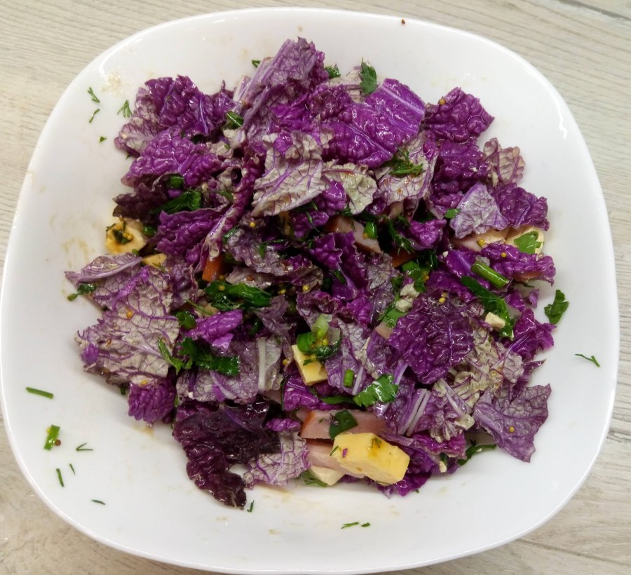 Жареный Гусь с красной капустой и кнедликами