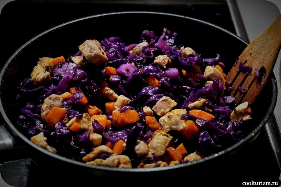 Стейк из цыпленка с кускусом