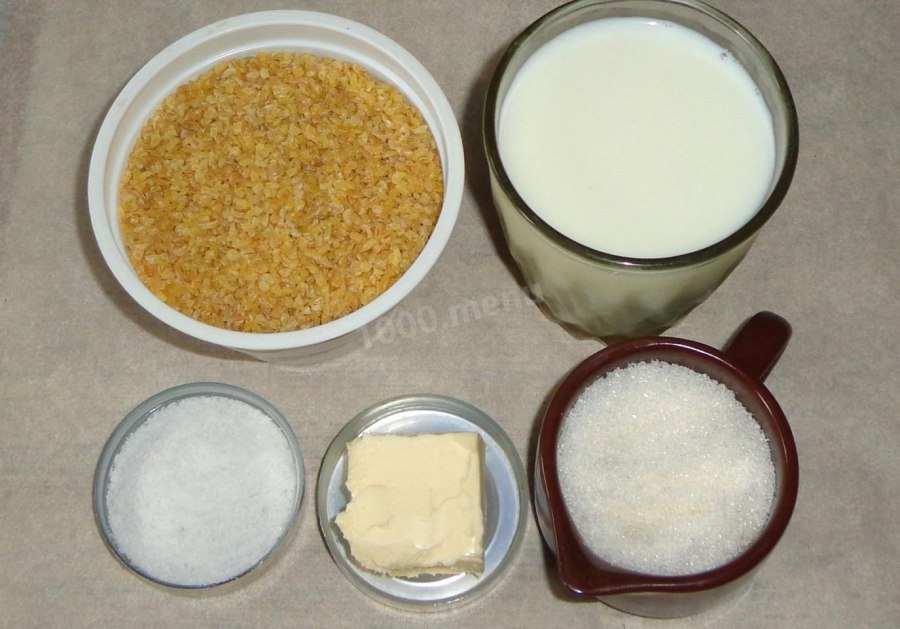 Пшённая каша с тыквой на молоке