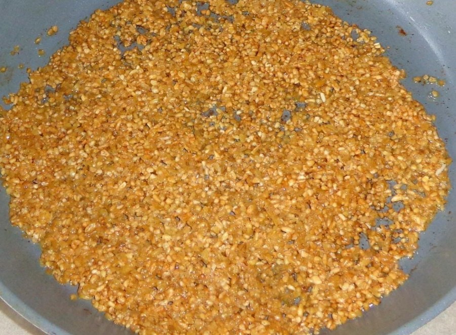 Каша из булгура на молоке