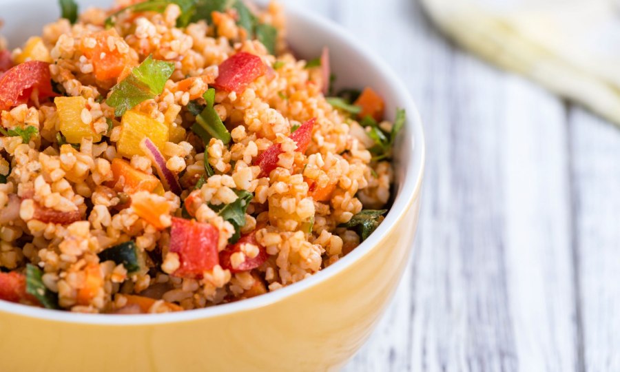 Булгур киноа рагу