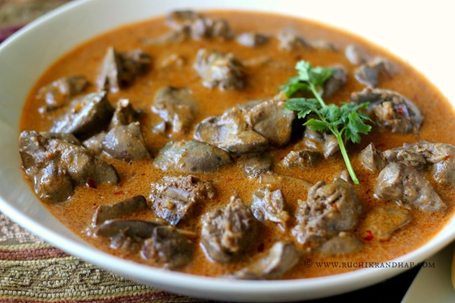 Печень с подливкой