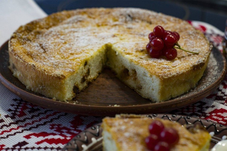 Творожно-кокосовая запеканка