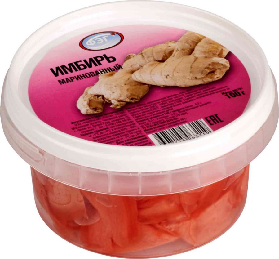 Имбирь маринованный, чим-чим, 190 г