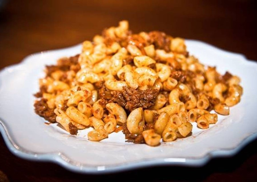 Макароны по флотски с ливерной колбасой