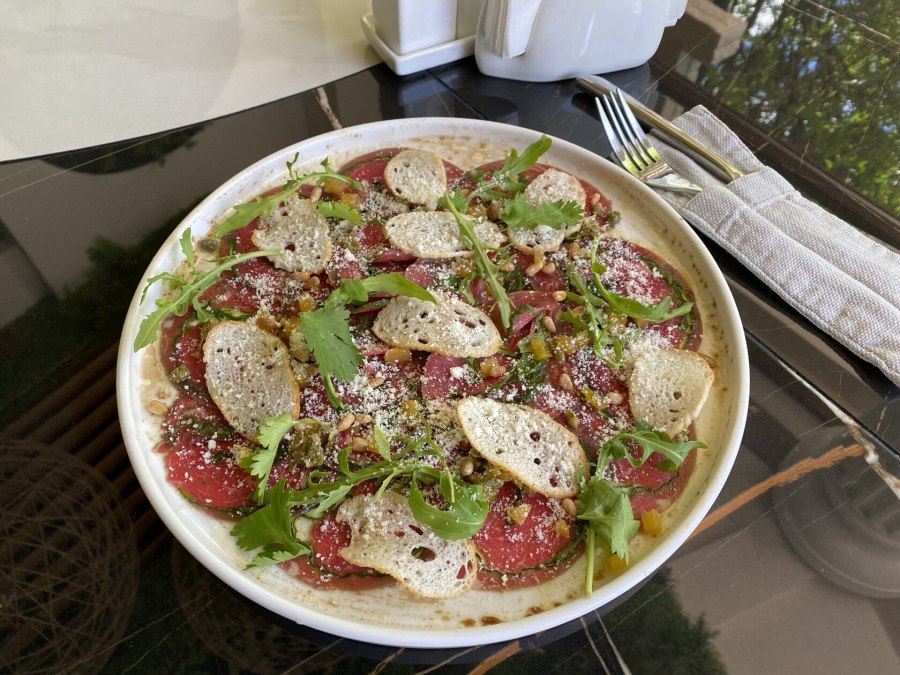 Карпаччо из ростбифа