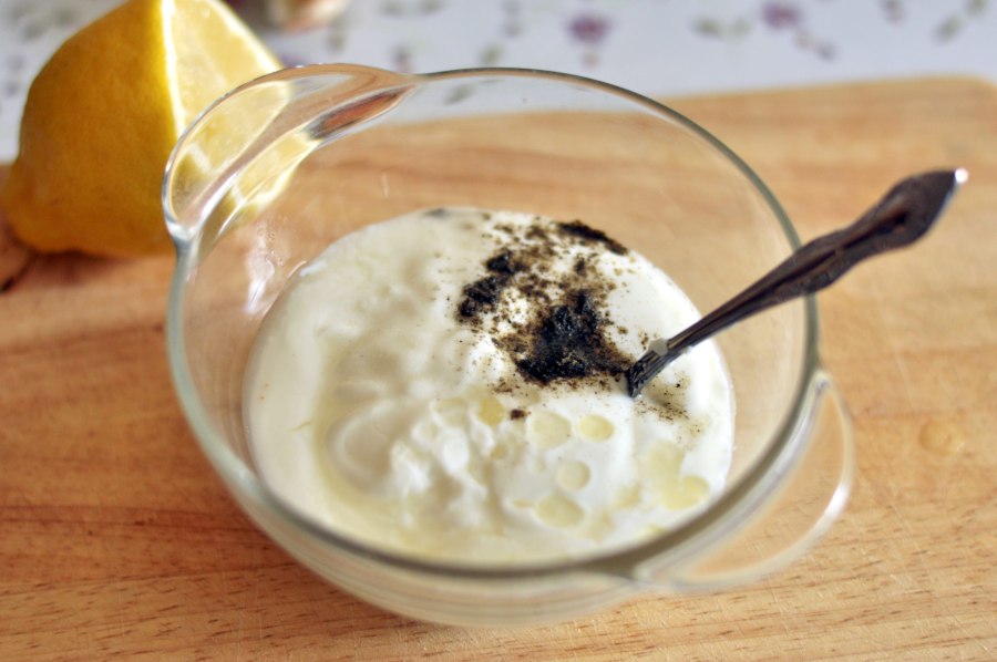 Лимонный йогурт