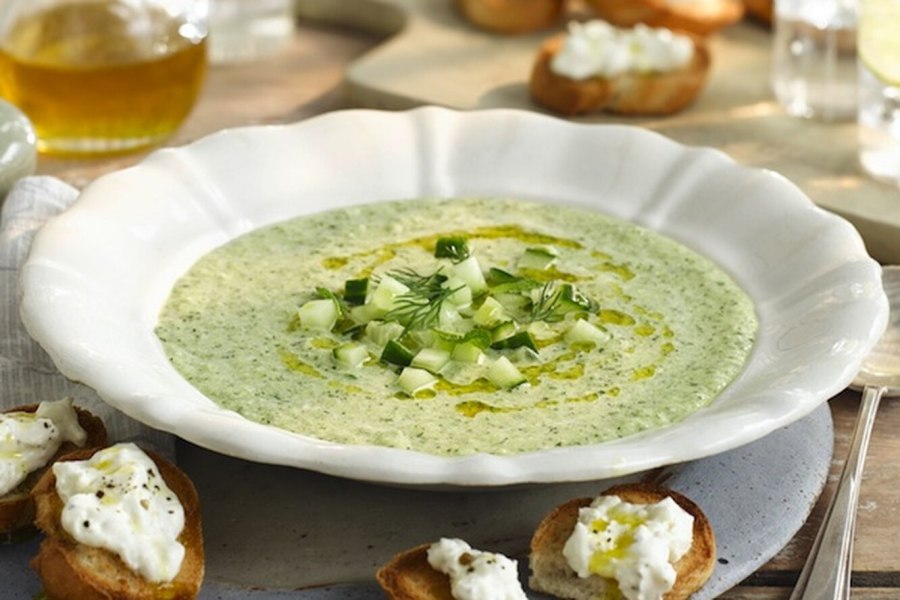 Суп пюре из огурцов