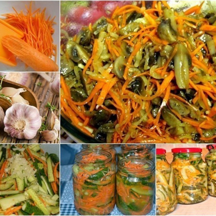 Огурцы по-корейски на зиму самый вкусный с морковью