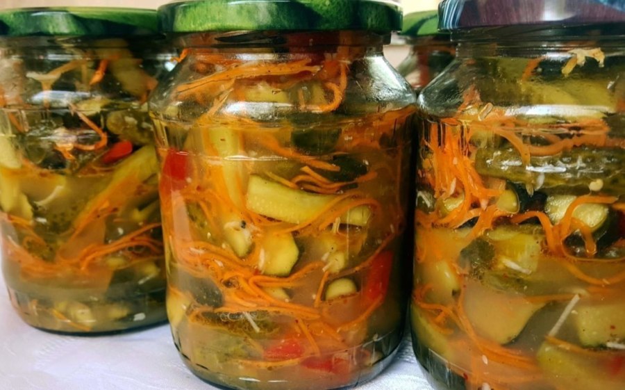 Огурцы по-корейски на зиму с морковью
