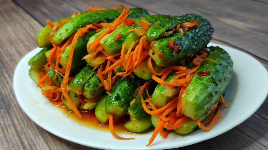 Кимчи из огурцов по-корейски