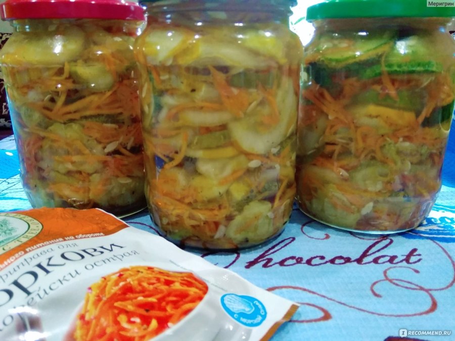 Огурцы по-корейски на зиму с морковью с приправой для корейской