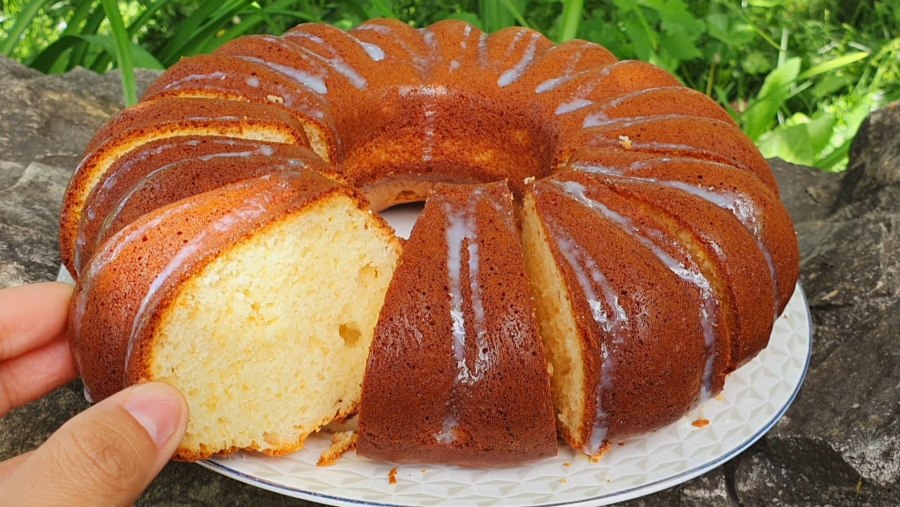 Пышный пирог на кефире