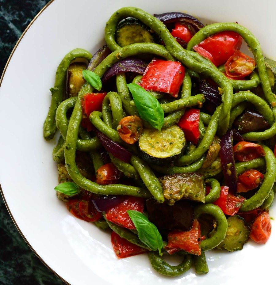 Паста пичи со шпинатом от Джейми Оливера