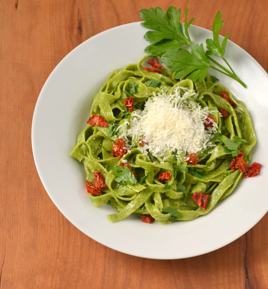 Паста со шпинатом