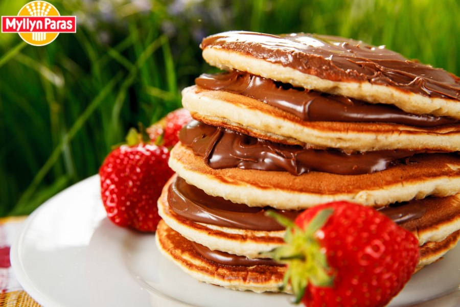 Панкейк с шоколадом