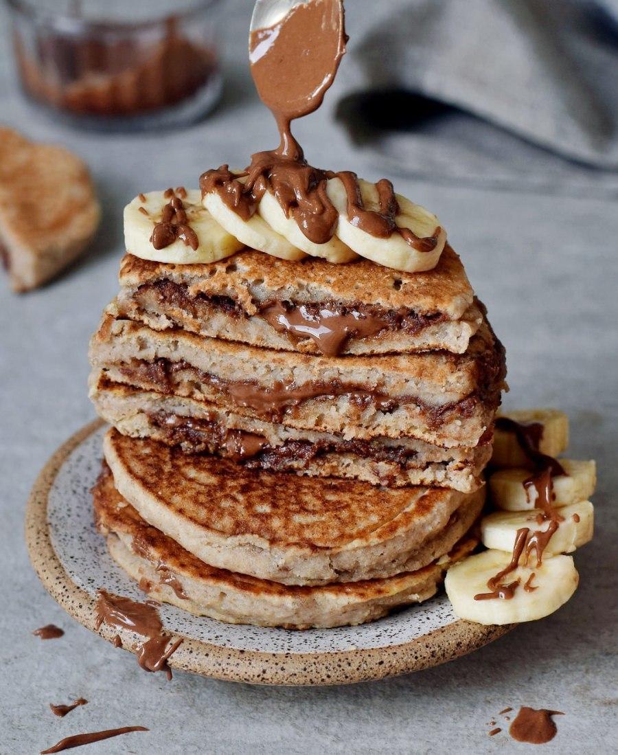 Панкейки с шоколадом