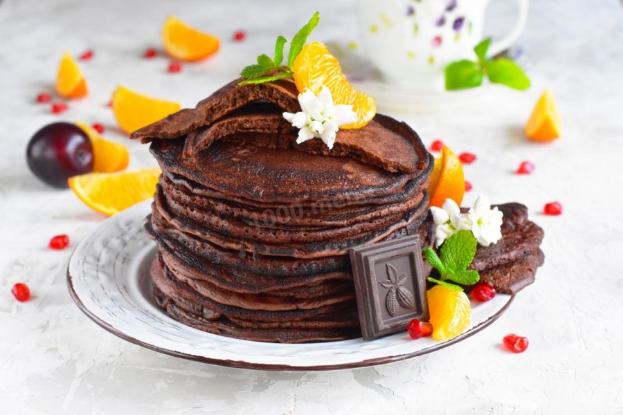Шоколадные блины