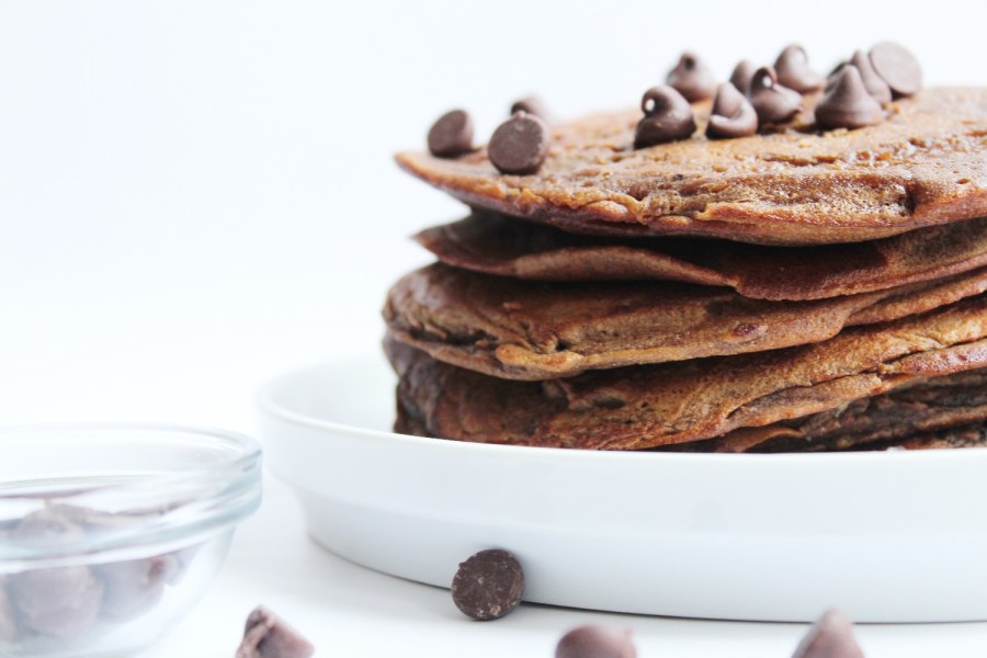 Панкейки с шоколадом