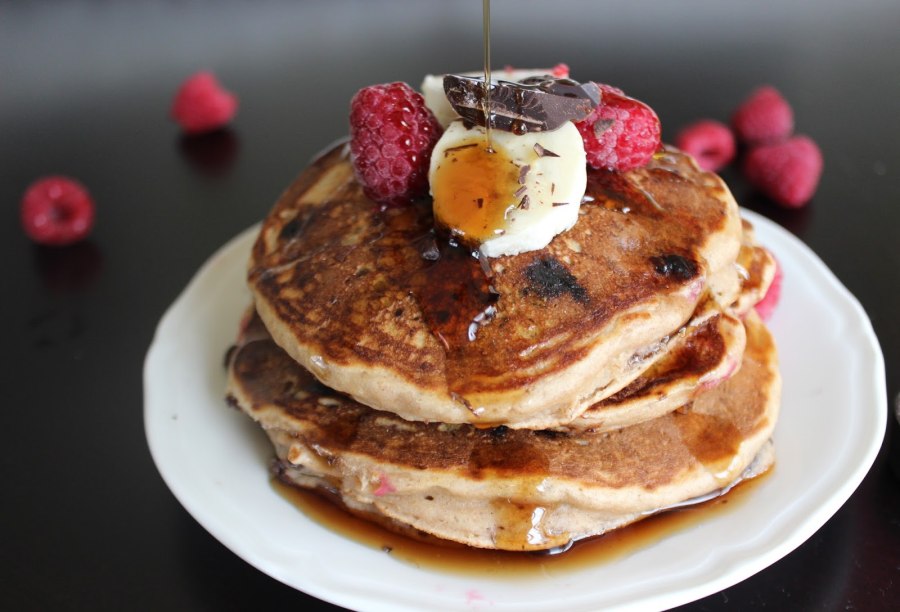 Панкейки с шоколадом