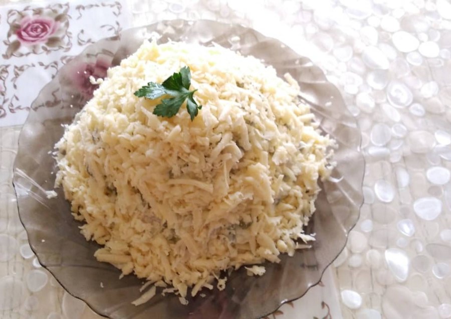 Салат муравьиная горка