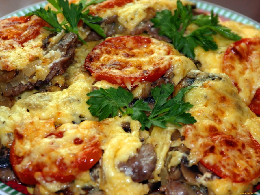 Мясо по-французски в духовке