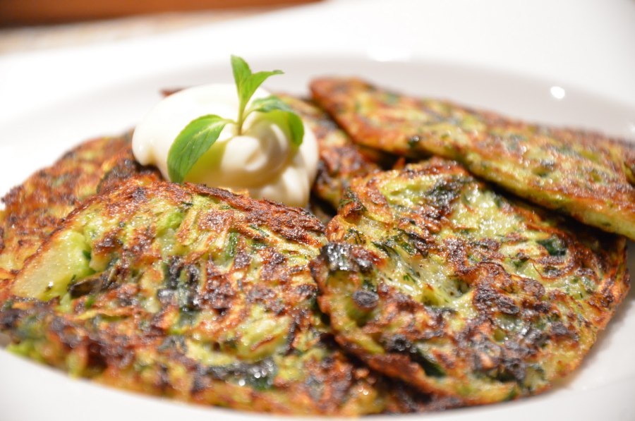 Оладьи из кабачков