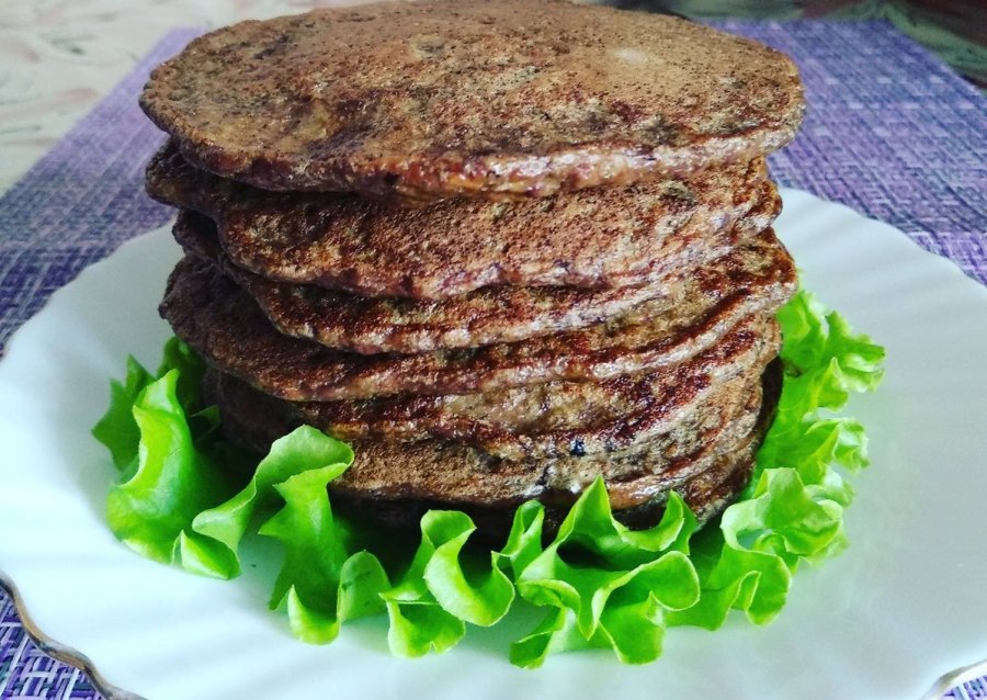 Оладьи из кабачков с ветчиной и сыром