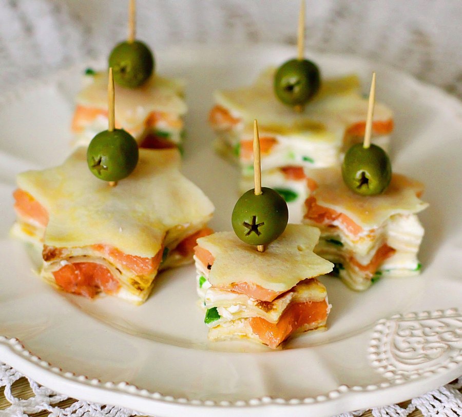 Мешочки из блинчиков