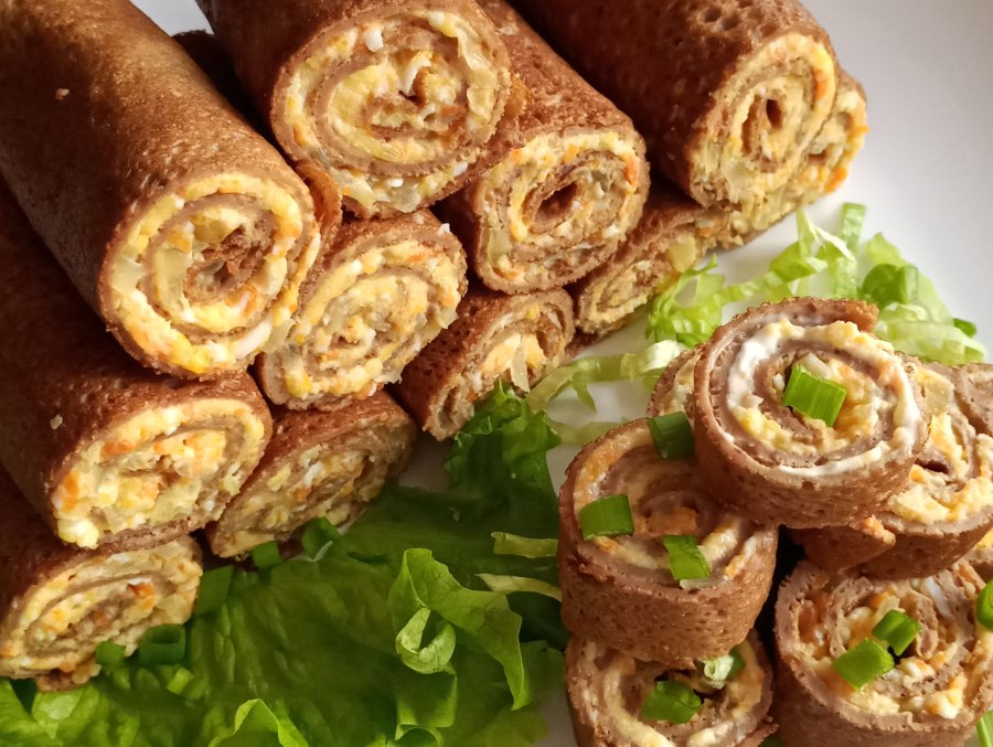 Канапе на крекере