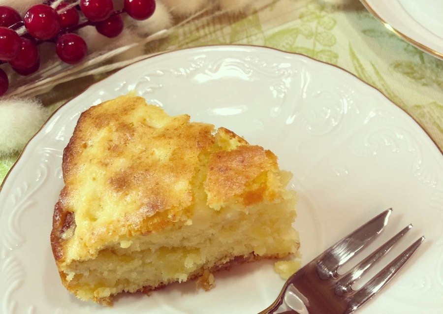 Творожник пирог песочный