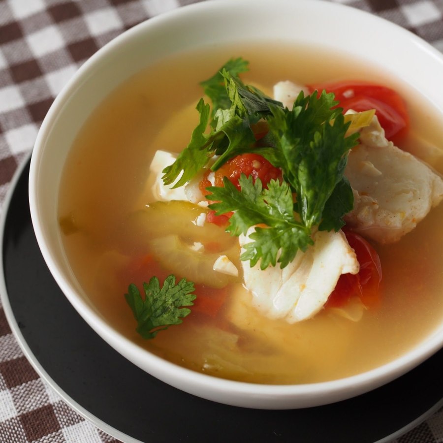 Бульон консоме из курицы