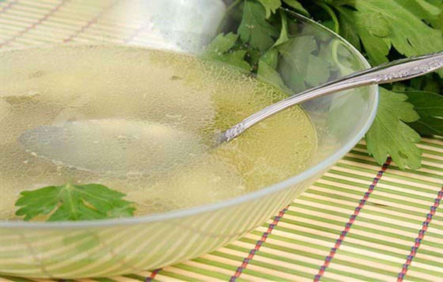 Прозрачный бульон