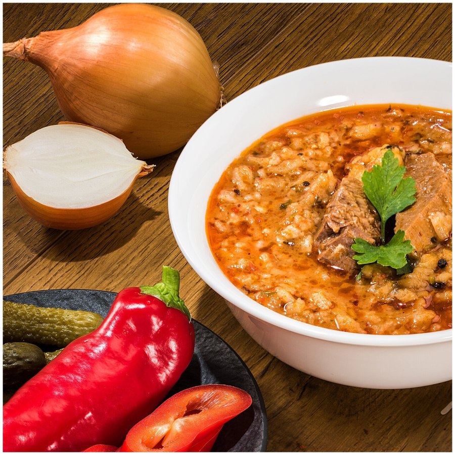 Харчо с грецкими орехами