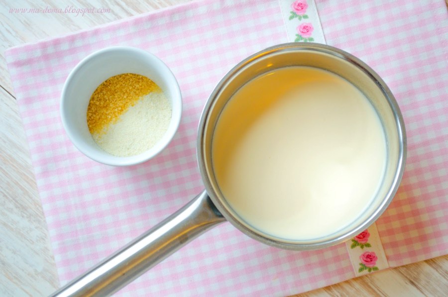 Молоко свернулось в манке