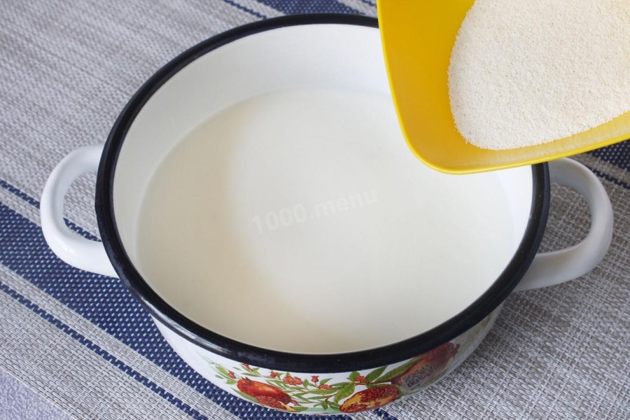 Манка со сгущенкой