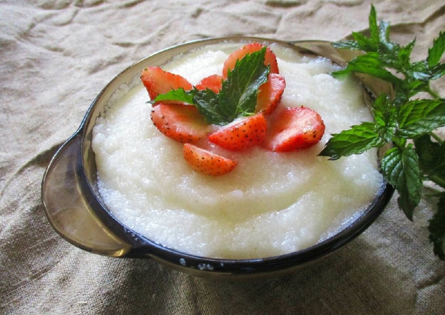 Манная каша с маслом