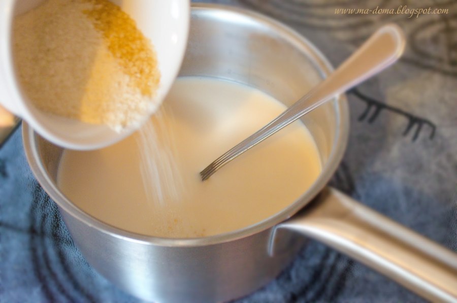 Манная каша на молоке на 1 стакан молока