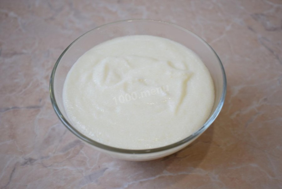 Манник с киселем