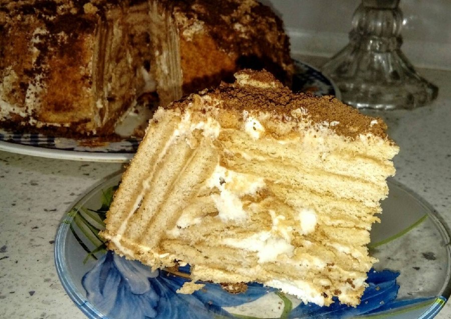 Торт из печенья