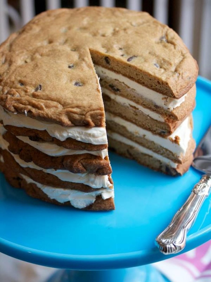 Торт из печенья без выпечки пошаговый