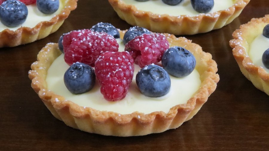 Тарталетки с ягодами