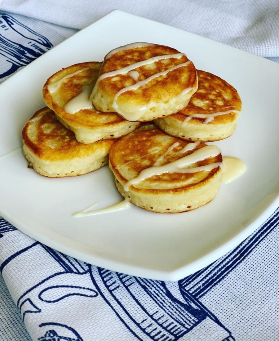 Оладьи из манки и муки