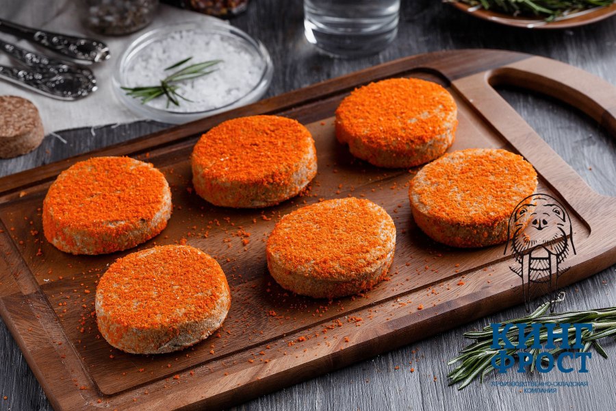 Рыбные котлеты лососевые полуфабрикаты