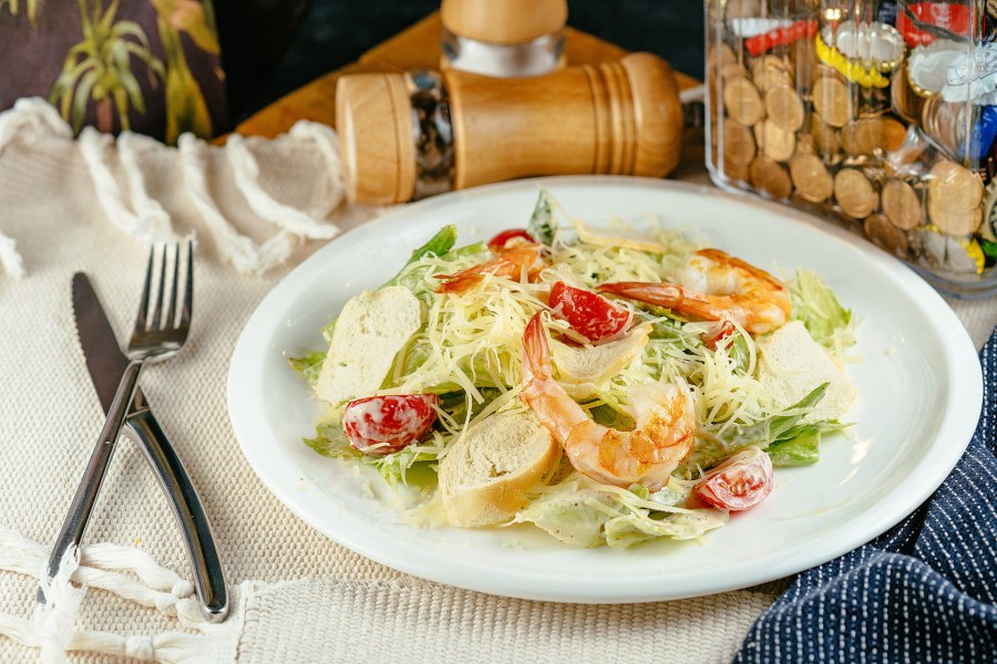 Цезарь с креветками Айсберг ПП