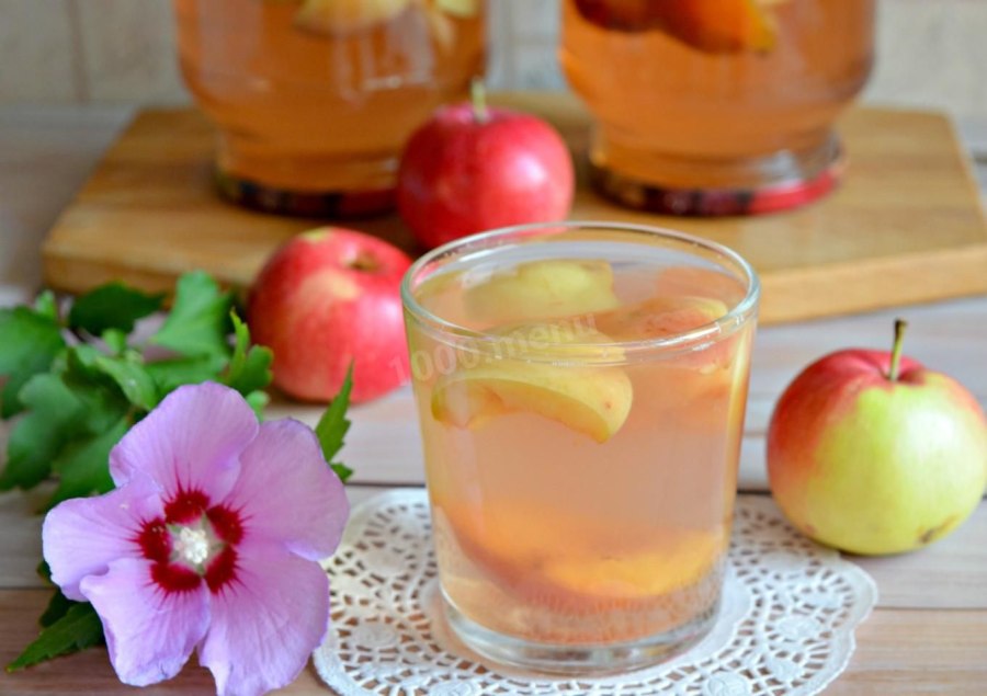 Компот Фанта с абрикос