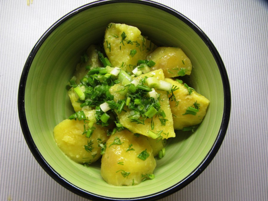 Картошка круглая вареная