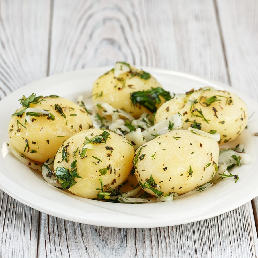 Картошка с зеленью